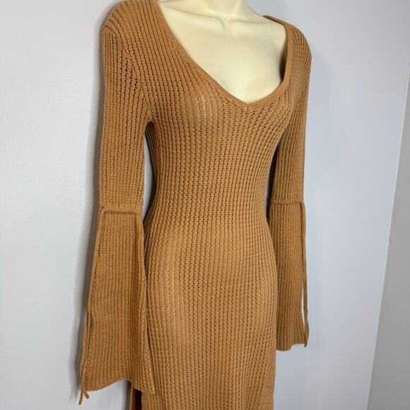 Lovers and Friends Solta Knit Midi Dress Beach Cover up Women's New Sz S - Picture 5 of 13